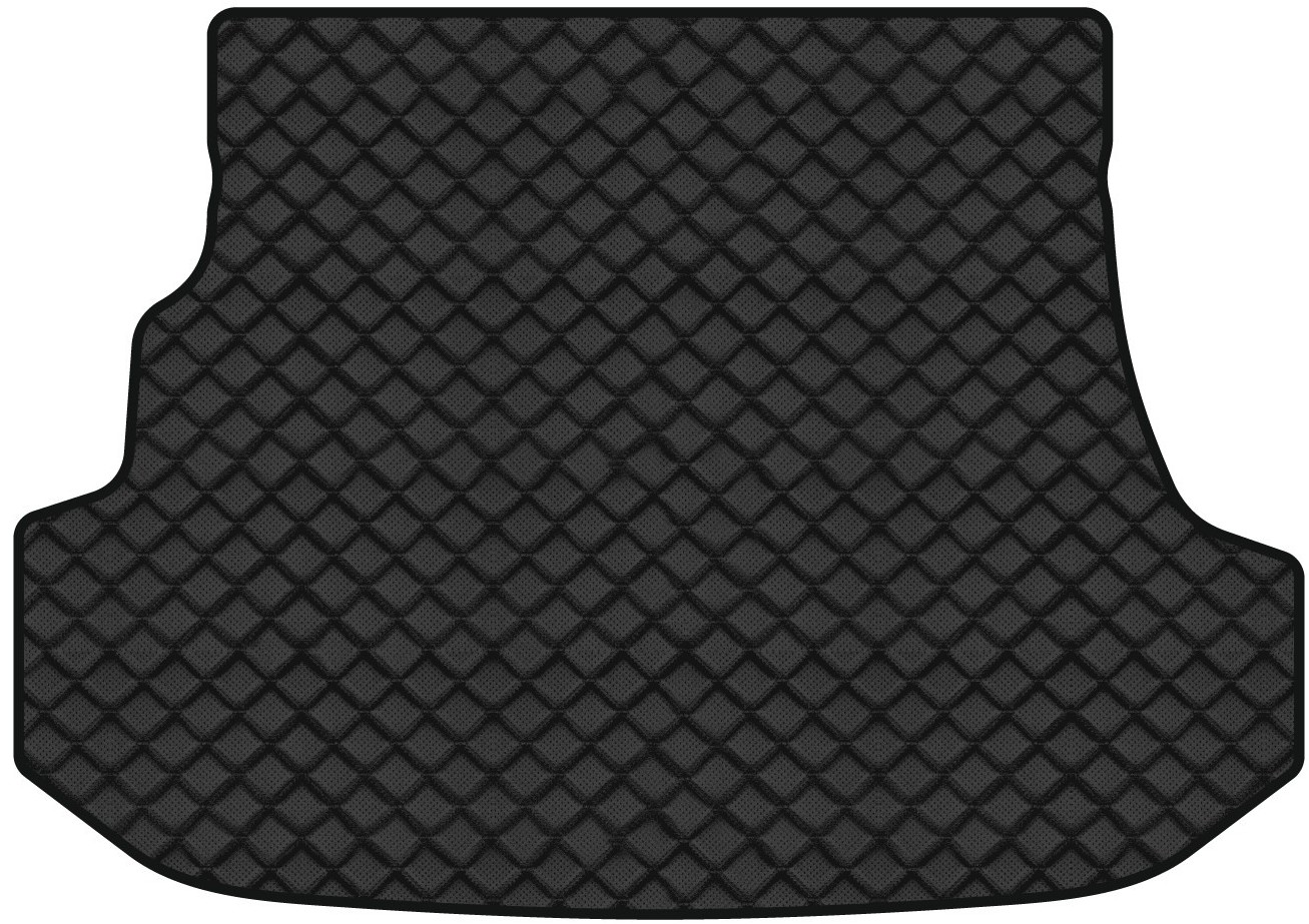 Килимок з екошкіри в багажник авто EVAtech для Forester (SG) Subaru 2002-2008 2 покоління SUV EU (SU3223B1BBLB) - Фото 1
