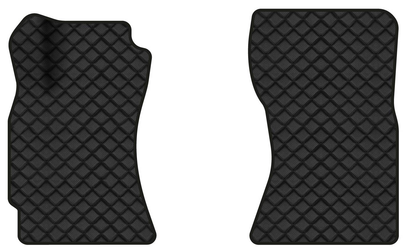 Коврики из экокожи в салон авто передние EVAtech ECO для Forester (SH) Subaru 2008-2013 3 поколение SUV EU SU3280AD2BBB - Фото 1