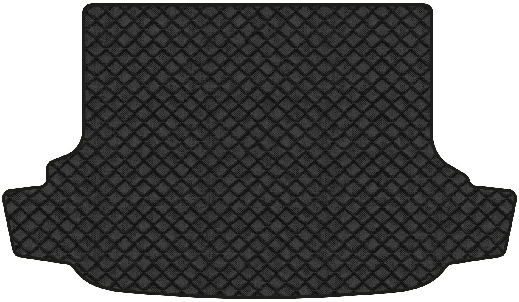 Килимок з екошкіри в багажник авто EVAtech для Forester (SH) Subaru 2008-2013 3 покоління SUV EU (SU3280B1BBB) - Фото 1