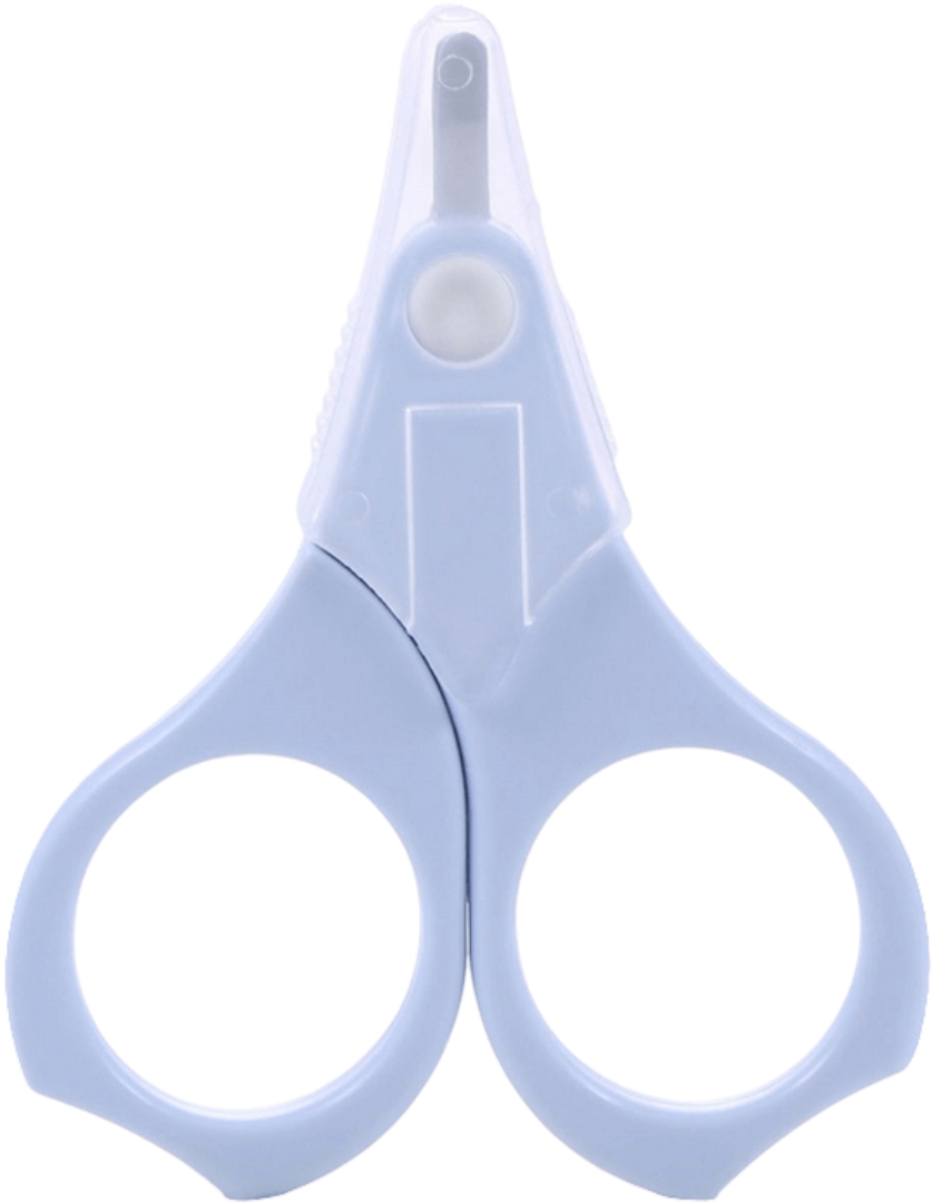 Ножницы маникюрные детские Suavinex голубые (308574/2) - Фото 1