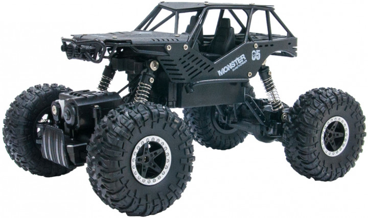 Радиоуправляемая машинка 1:18 Sulong Toys Off-Road Crawler – Tiger (матовый черный, аккум. 4,8V, метал. корпус) (SL-111RHMBl) - Фото 1