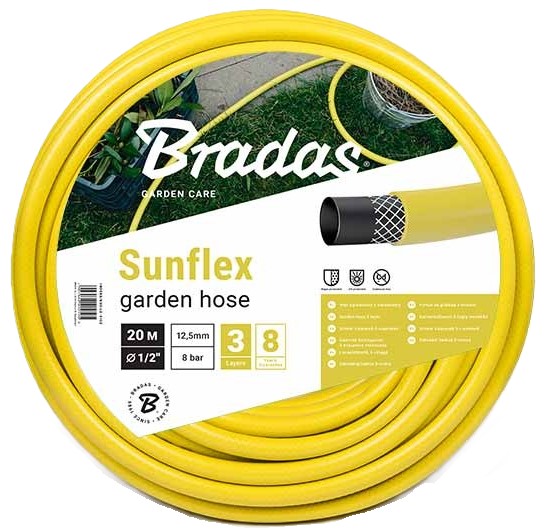 Купить Шланг поливочный BRADAS Sunflex 1" 30 м (WMS130) - Фото 1 Шланг поливочный BRADAS Sunflex 1" 30 м (WMS130) - Фото 1