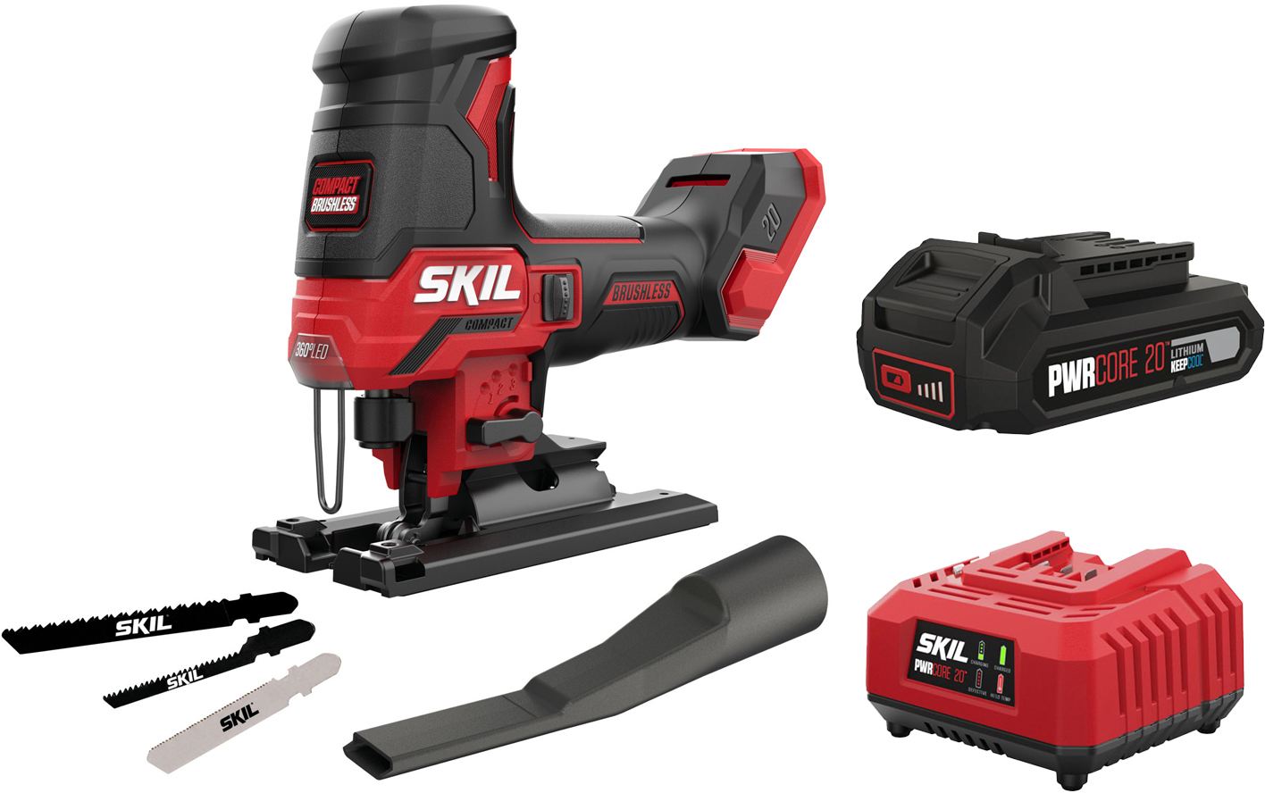 Электролобзик Skil 3440 CA Compact (SW1E3440CA+BC1E3110AA) - Фото 1