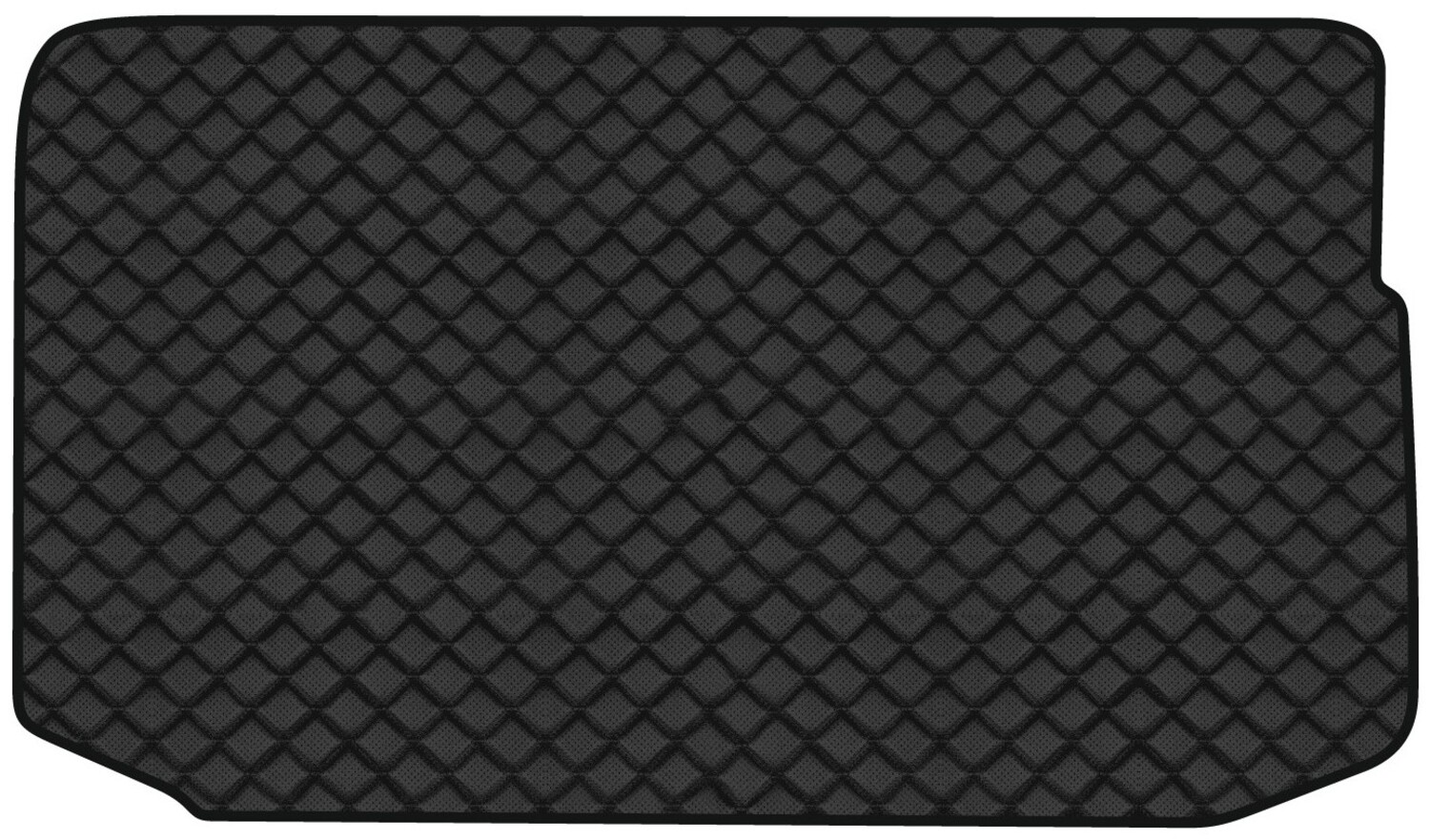 Килимок з екошкіри в багажник авто EVAtech для Jimny (JB74) (without rest pedal) Suzuki 2018 4 покоління SUV EU (SZ11768BD1BBB) - Фото 1