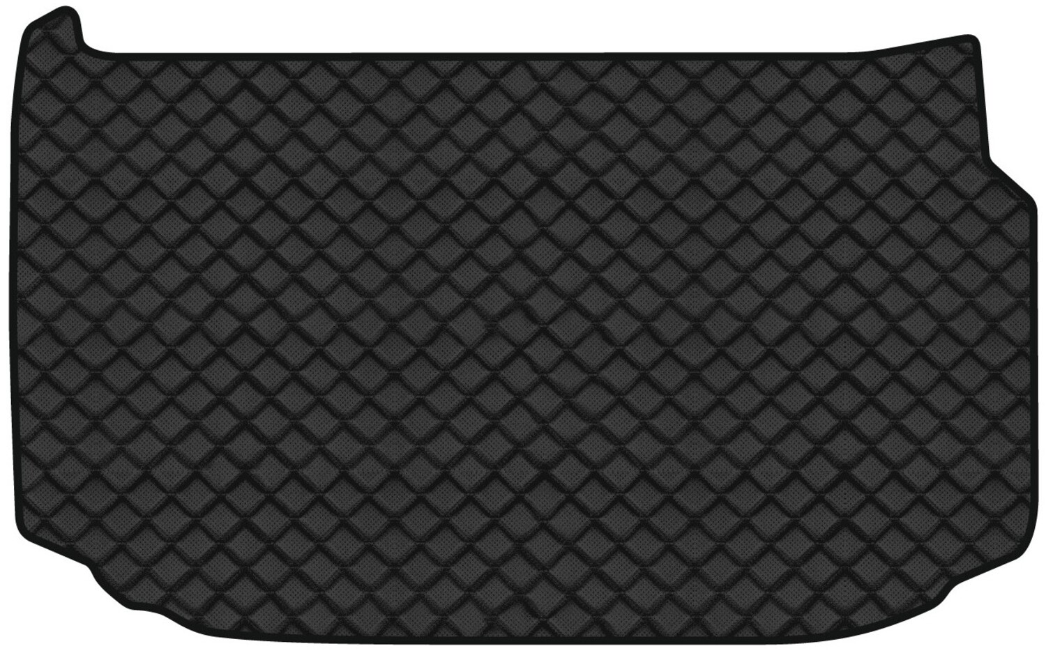 Килимок з екошкіри в багажник авто EVAtech для Jimny (JB74) (without rest pedal) Suzuki 2018 4 покоління SUV EU (SZ11768BO1BBB) - Фото 1