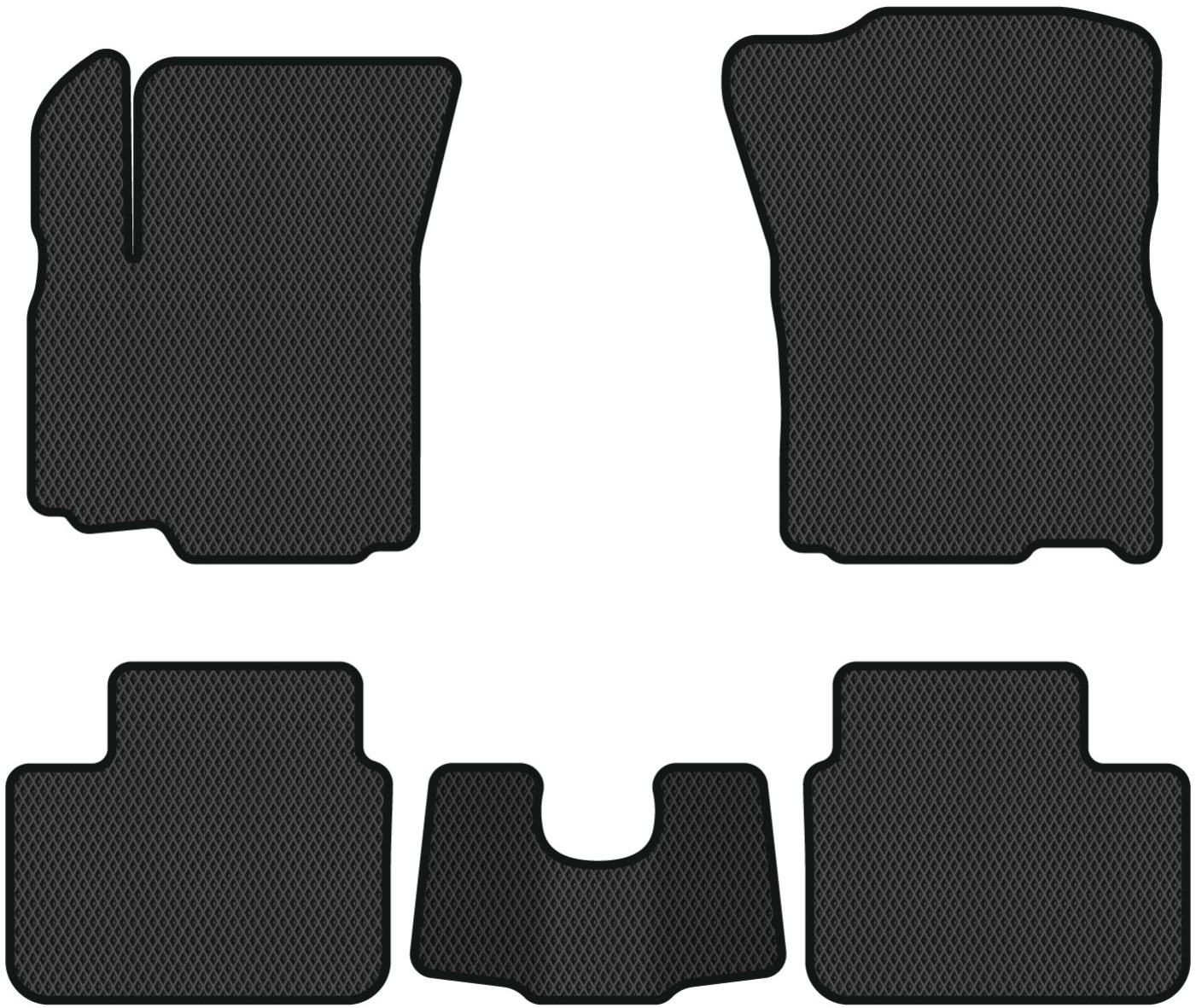 EVA килимки в салон авто EVAtech для SX4 Suzuki 2006-2014 1 покоління Htb EU (SZ3224C5RBB) - Фото 1