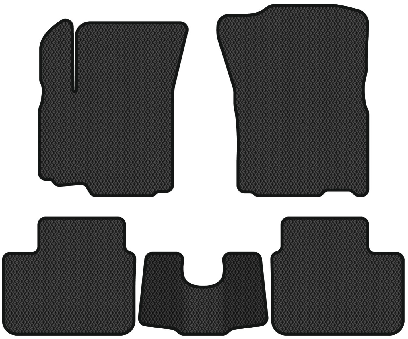 EVA килимки в салон авто EVAtech для SX4 Suzuki 2006-2014 1 покоління Sedan EU (SZ3225C5RBB) - Фото 1