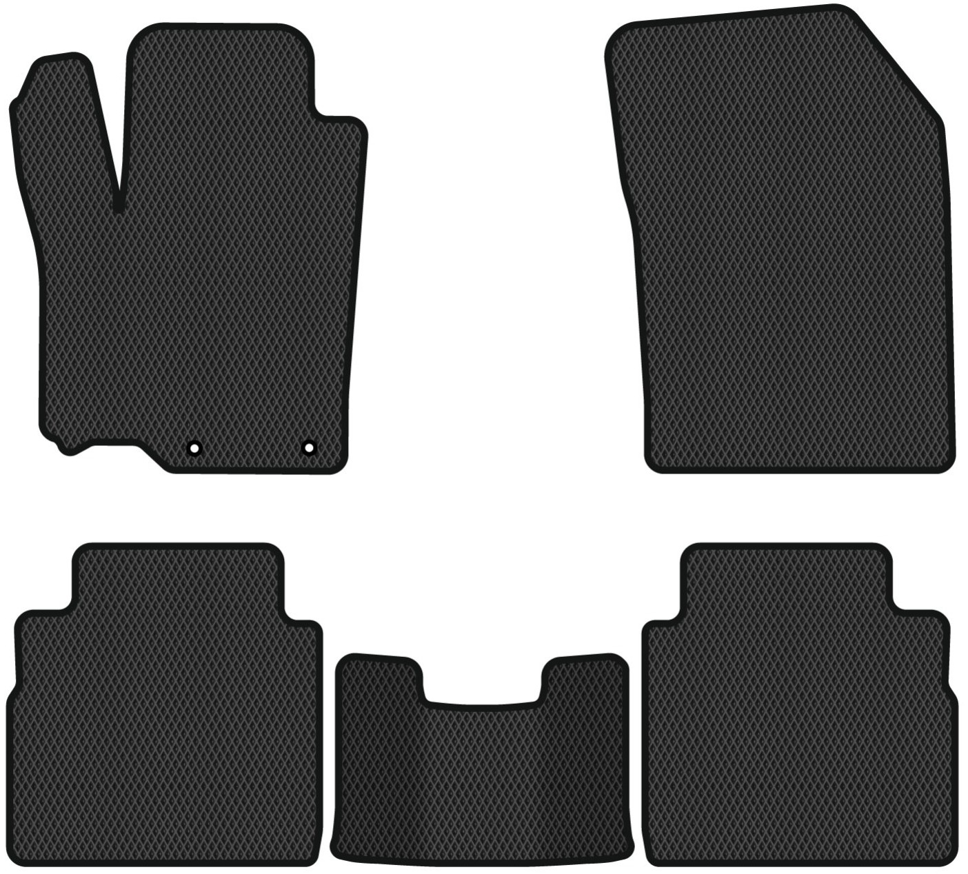 EVA килимки в салон авто EVAtech для SX4 Suzuki 2014-2021 2 покоління Htb EU (SZ3232CV5RBB) - Фото 1