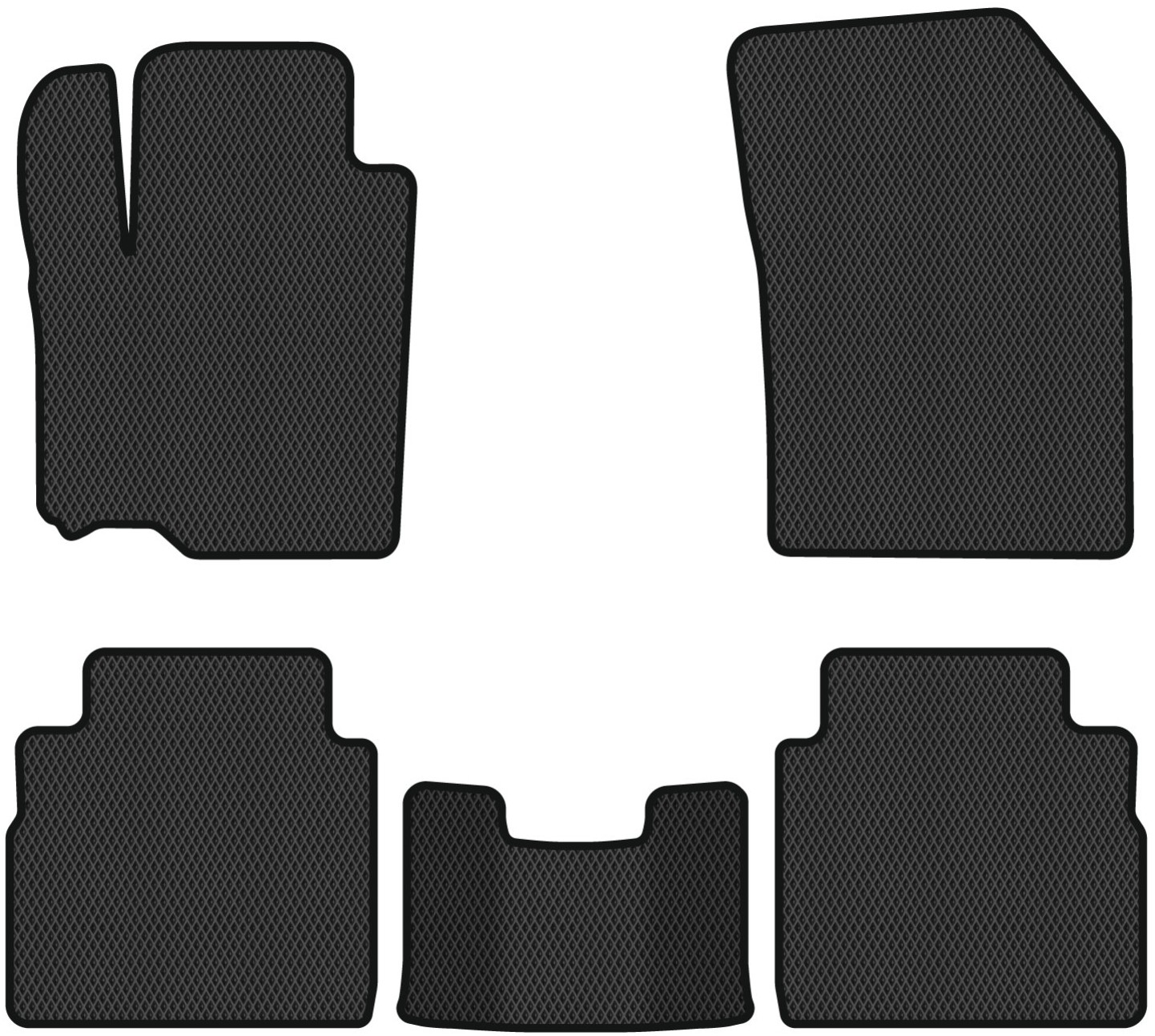 EVA килимки в салон авто EVAtech для SX4 S-Cross Suzuki 2021 3 покоління SUV EU (SZ43483C5RBB) - Фото 1