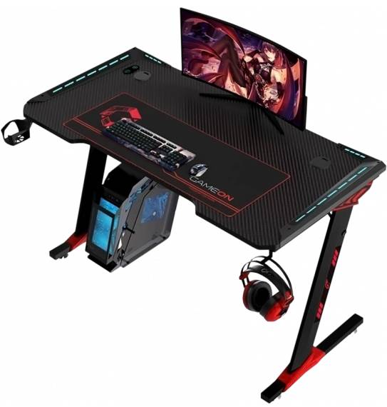 Стол компьютерный GT Racer T-1212 (120x60x73) Black - Фото 1