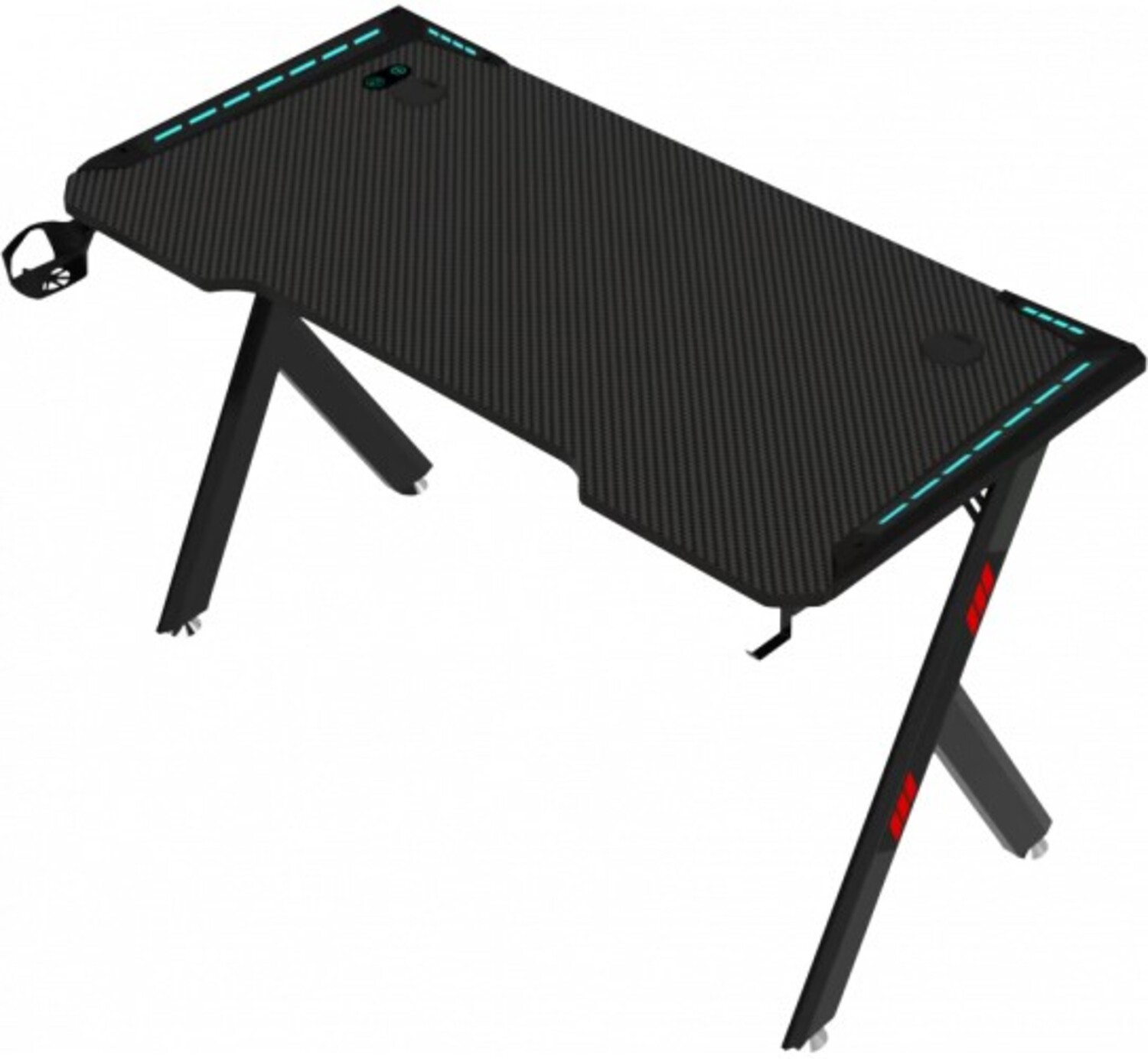 Стіл комп'ютерний GT Racer T-1241 Black - Фото 1