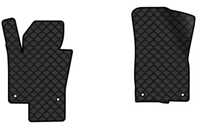 Коврики из экокожи в салон авто передние EVAtech для Passat (B6) (with armrest) Volkswagen 2005-2010 6 поколение Sedan EU (VW31277AT2TL4BBB) - Фото 1