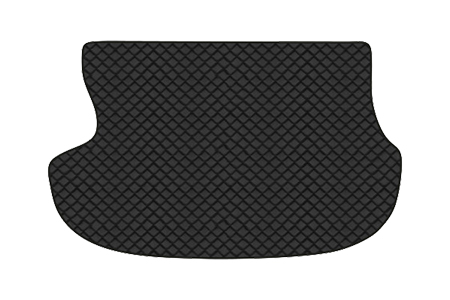 Коврики из экокожи в багажник авто EVAtech ECO для Outlander Mitsubishi 2003-2006 1 поколение SUV EU (MT3179B1BBB) - Фото 1