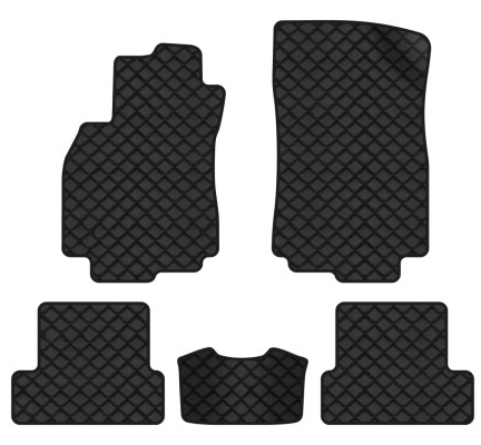 Килимки з екошкіри в салон авто EVAtech ECO для Megane (III) 5-doors AT Renault 2008-2016 3 покоління Htb EU RT33180CBV5RN2BBB - Фото 1