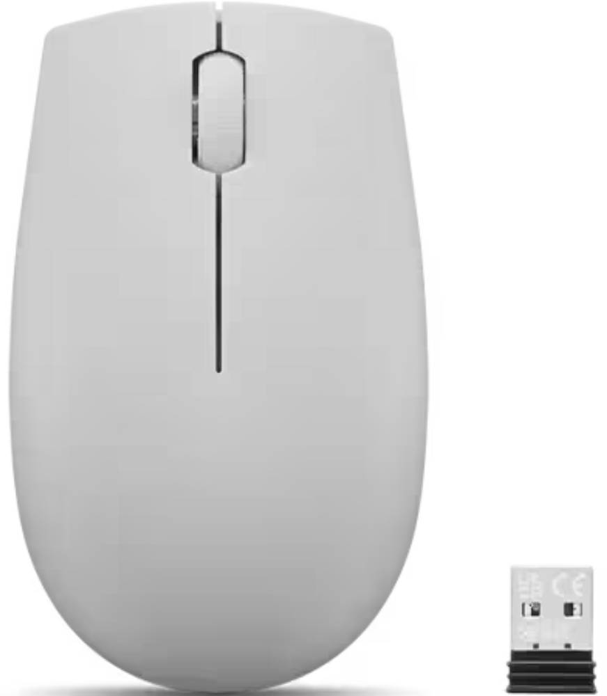 Мышь беспроводная Lenovo 300 Wireless Mouse (GY51L15678) Arctic Grey - Фото 1