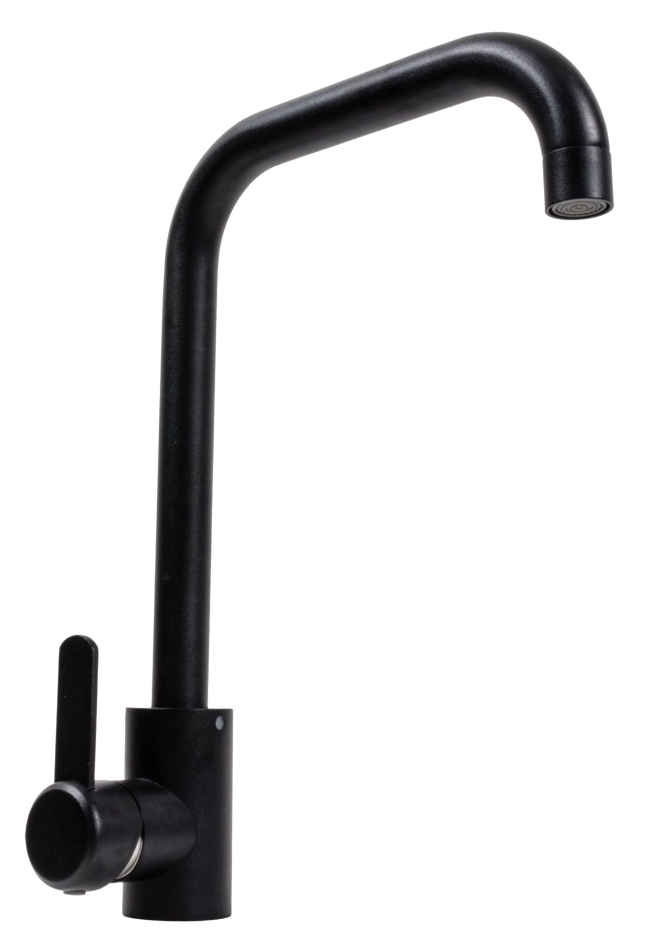 Кухонний змішувач VALESO KT 11 3008B-FH Чорний матовий - Фото 1