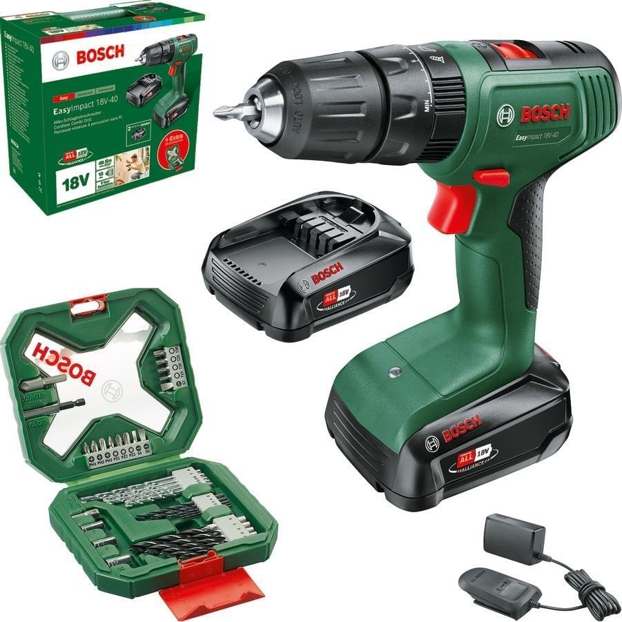 Дрель-шуруповерт Bosch EasyImpact 18V-40 (0.603.9D8.109) - Фото 1