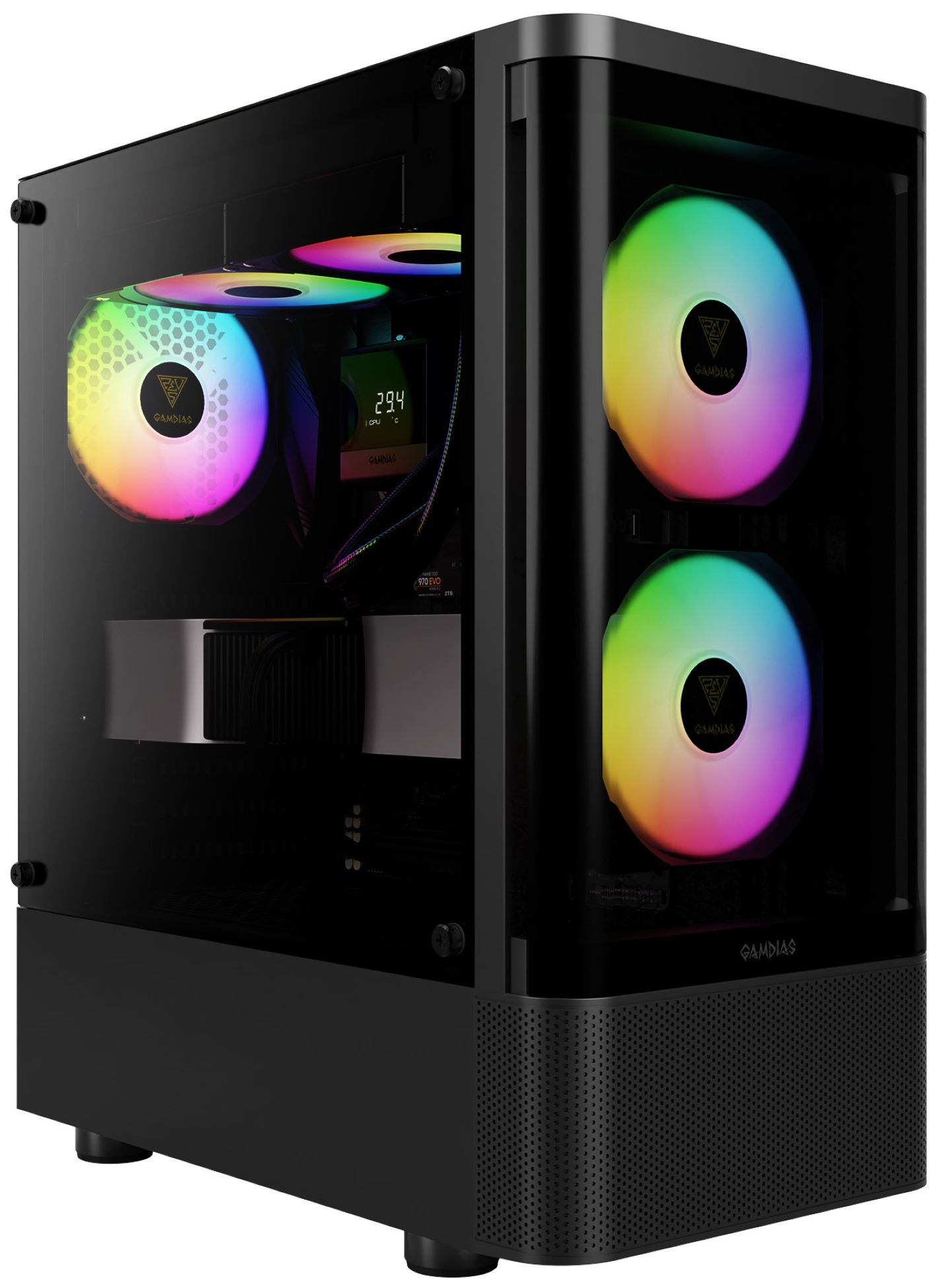 Корпус Gamdias TALOS E3 CG Mid-Tower (4711514501193) - Фото 1