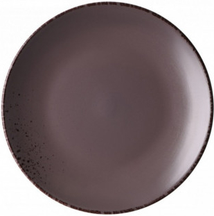 Тарелка десертная Ardesto Lucca 19 см Grey Brown (AR2919GMC) - Фото 1