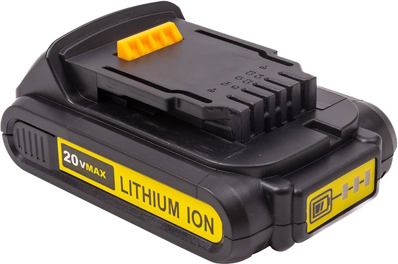 Аккумулятор для электроинструментов PowerPlant DEWALT XR 20V 2Ah Li-ion (TB922000) - Фото 1