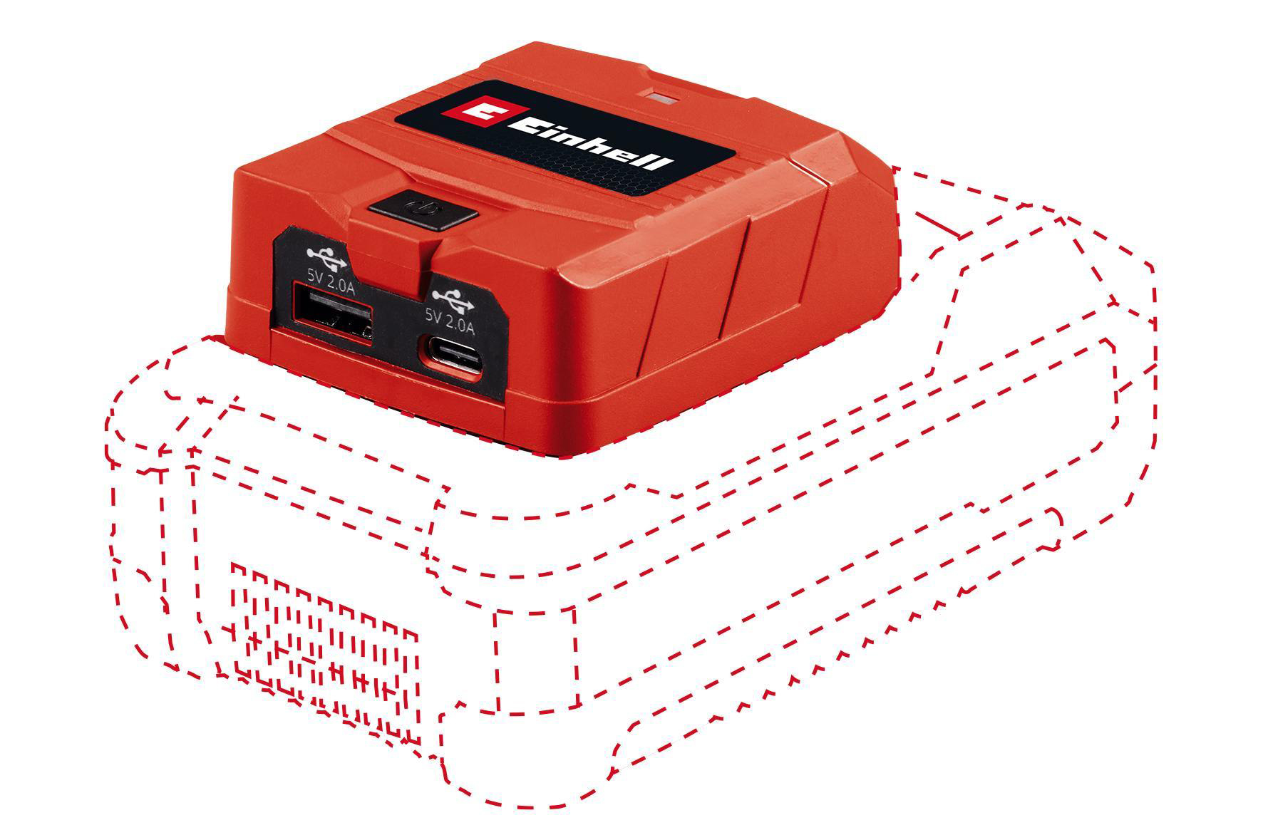 З/У к аккумуляторной батарее для электроинструментов Einhell TC-CP 18 Li USB A/C - Solo без АКБ и ЗУ (4514148) - Фото 1