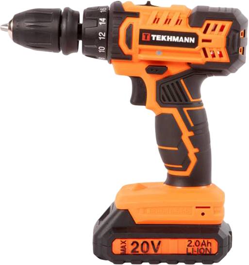Дрель-шуруповерт Tekhmann TCD-18/2 BS Kit 18В (850980) - Фото 1