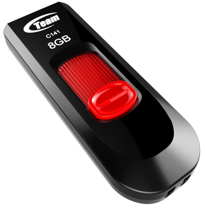 Флеш USB Team C141 Red 8 GB (TC1418GR01) - Фото 1