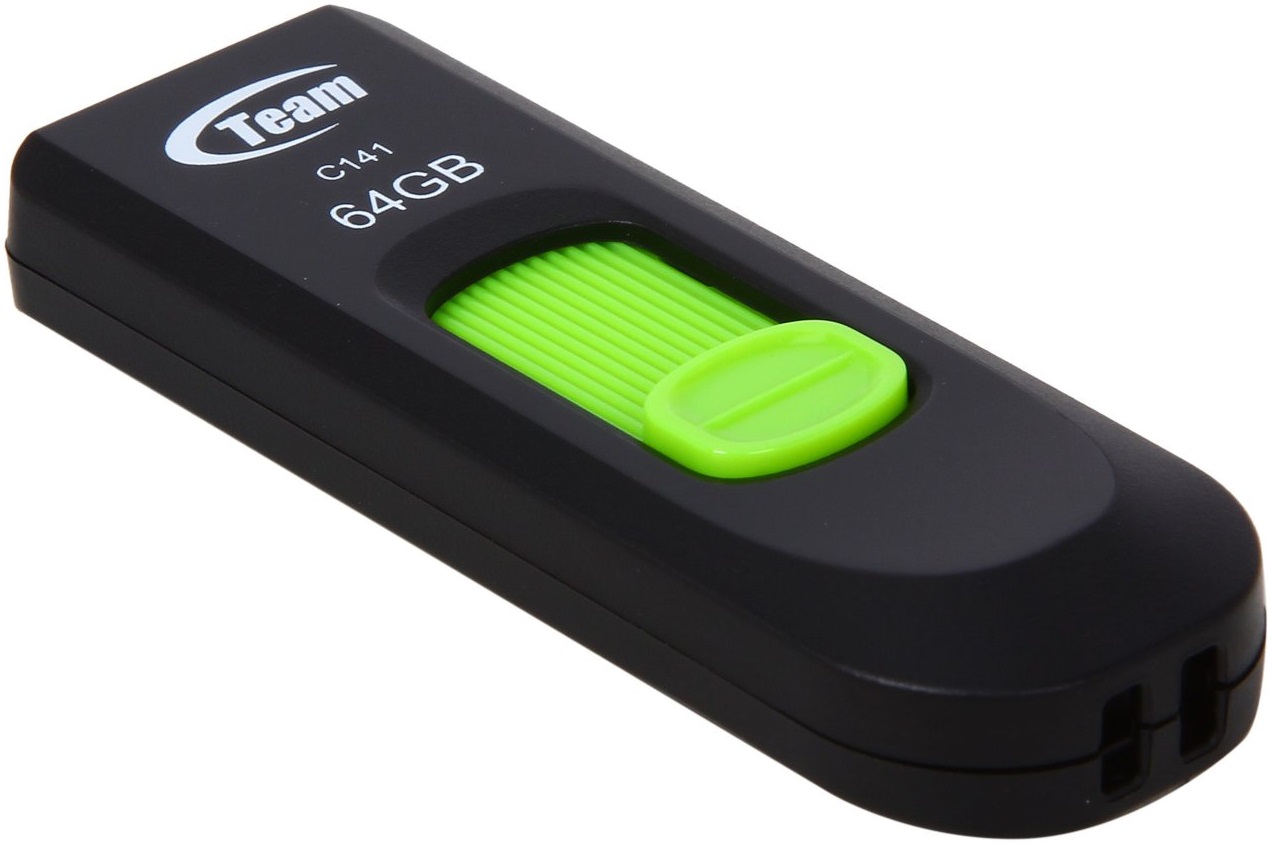 Флеш USB Team C415 Green 64 GB (TC145364GG01) - Фото 1