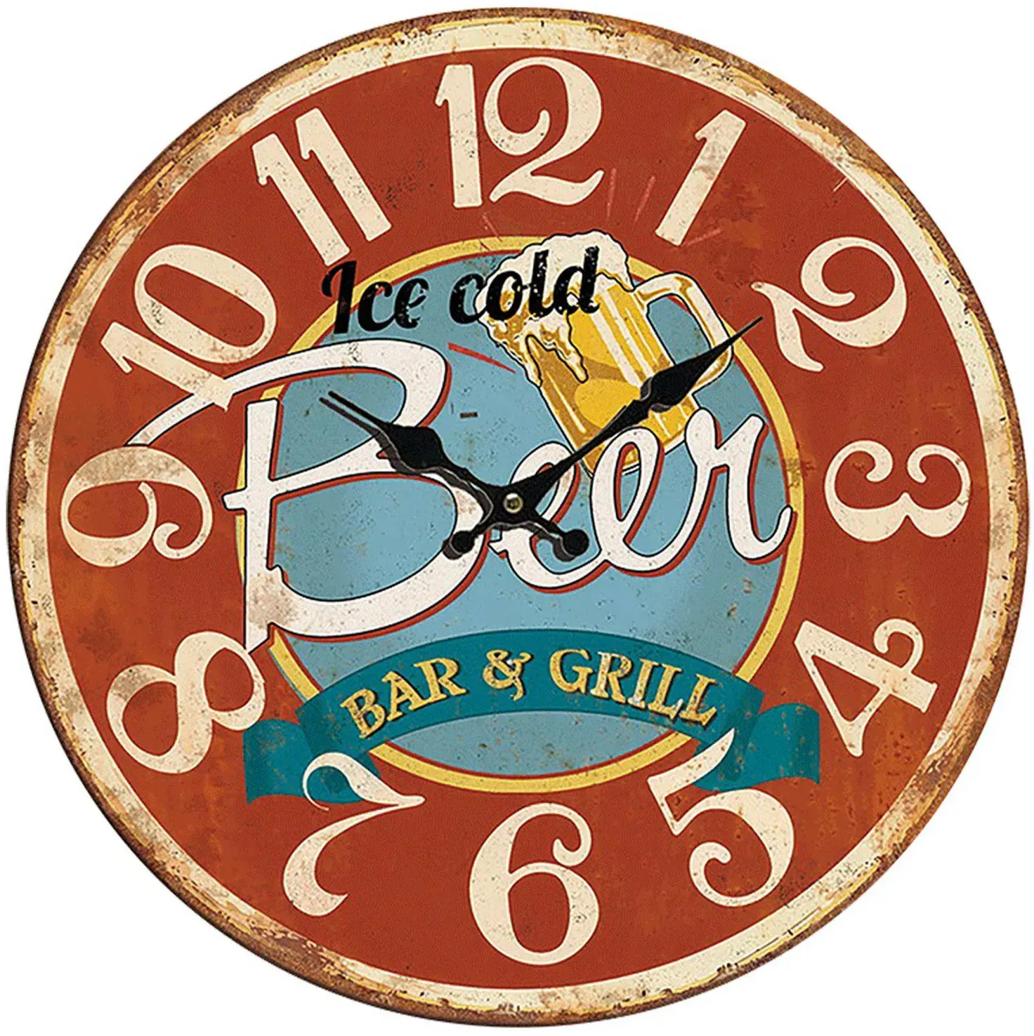 Купити Настінний годинник Technoline Beer (596831) - Фото 1 Настінний годинник Technoline Beer (596831) - Фото 1