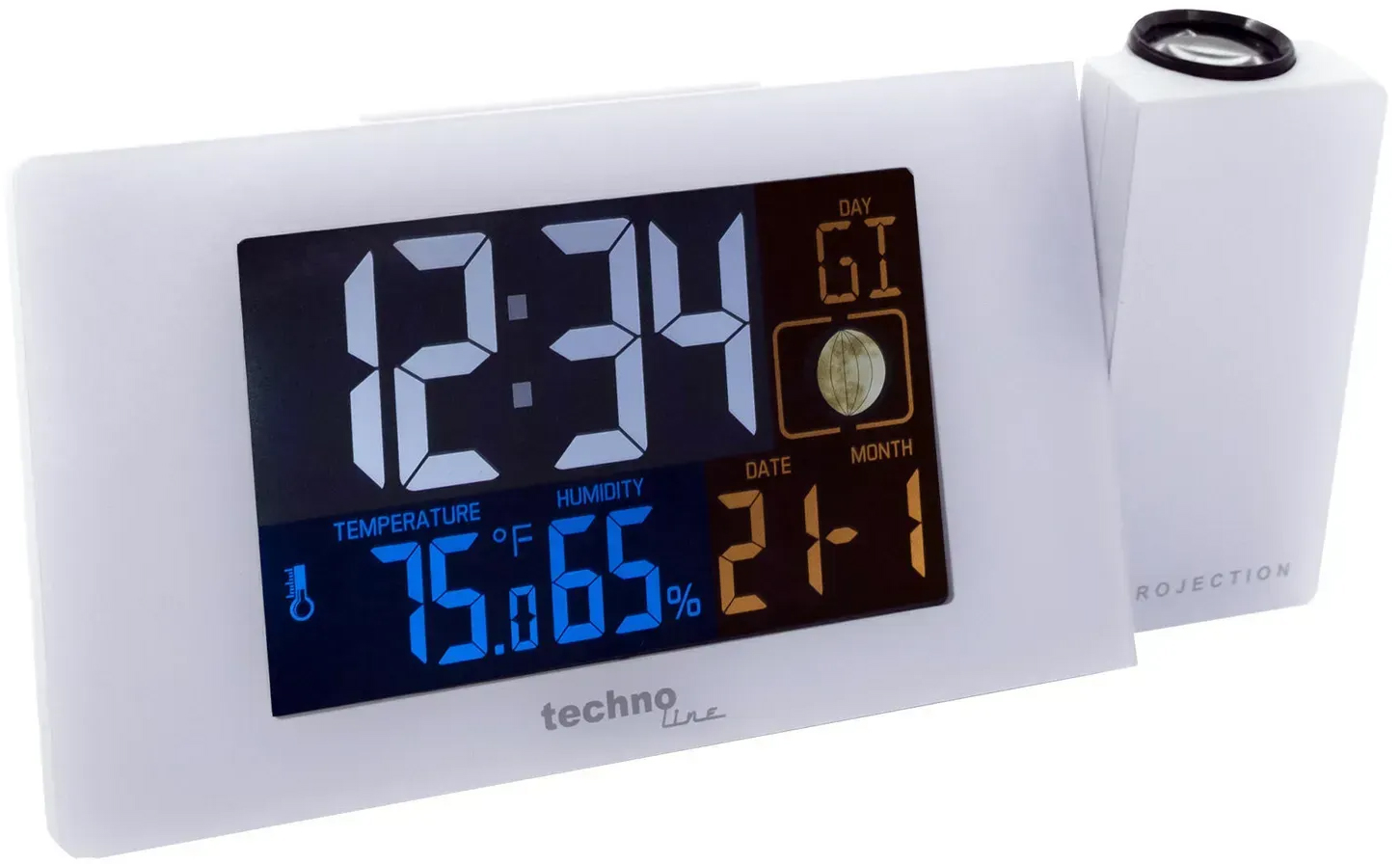 Купити Проекційний годинник Technoline White (WT537) - Фото 1 Проекційний годинник Technoline White (WT537) - Фото 1