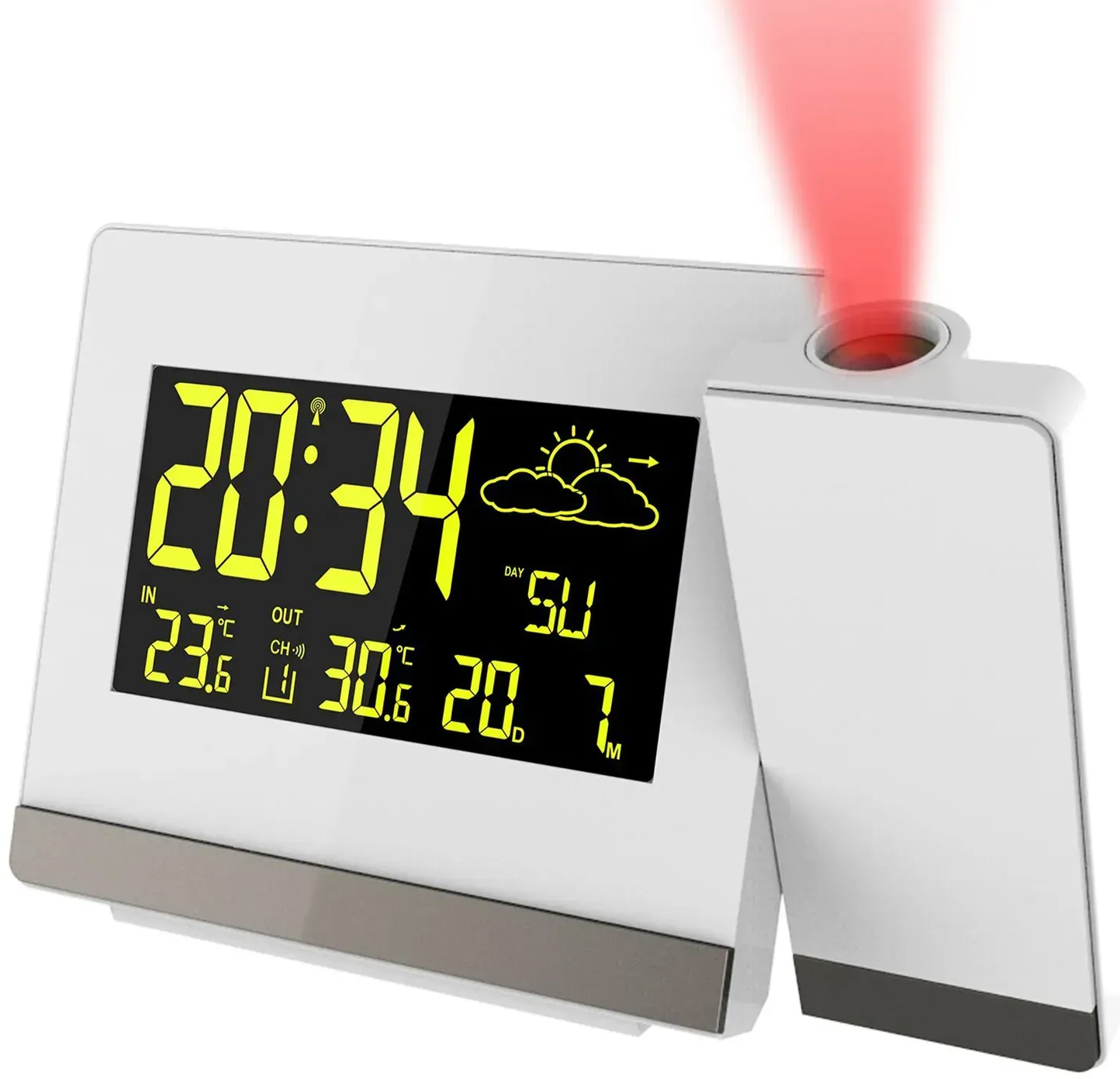 Купити Проекційний годинник Technoline White (WT549) - Фото 1 Проекційний годинник Technoline White (WT549) - Фото 1