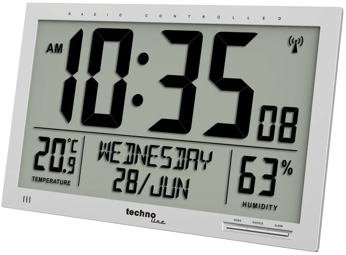 Купити Настінний годинник Technoline WS8013 Silver - Фото 1 Настінний годинник Technoline WS8013 Silver - Фото 1