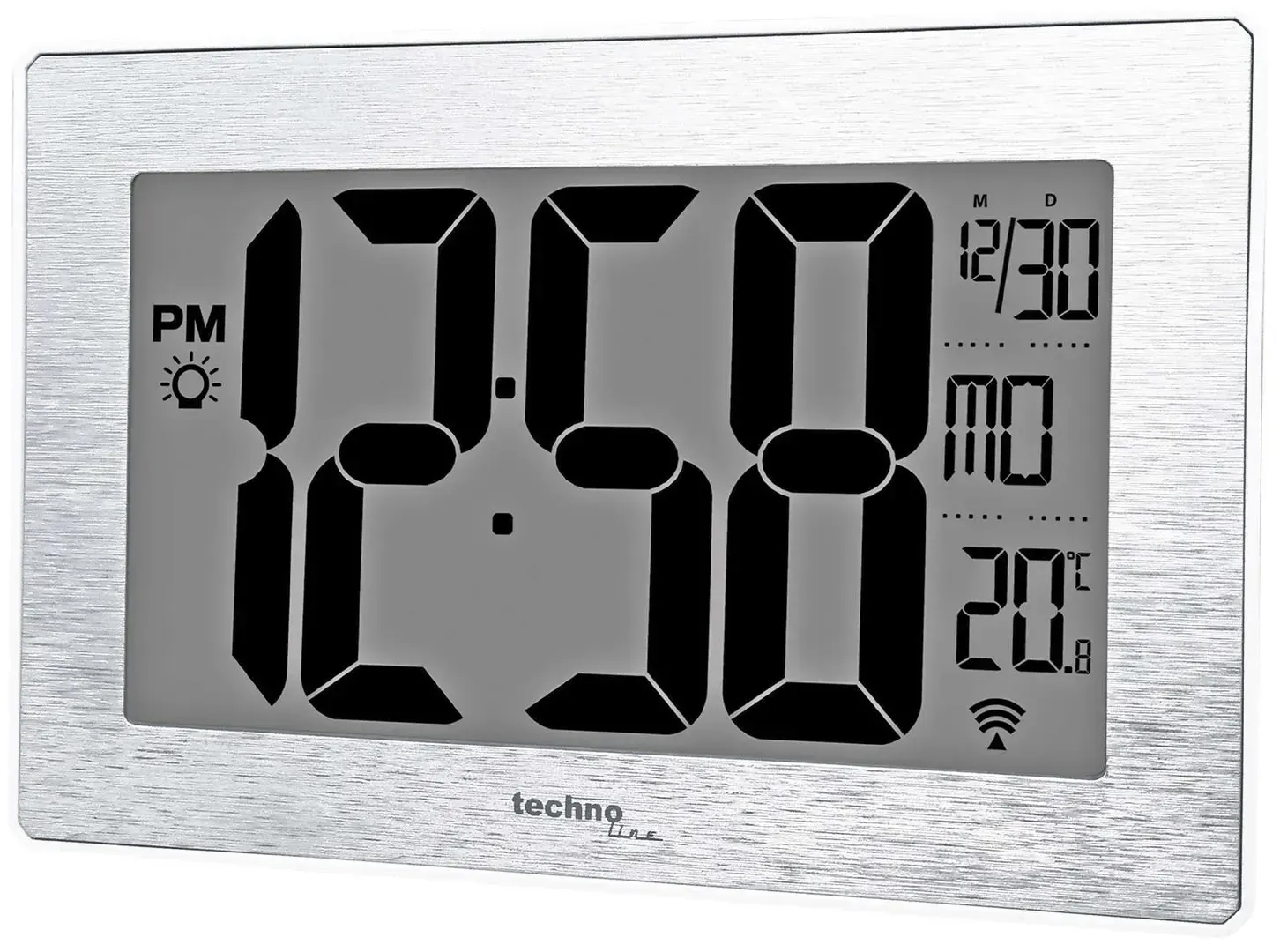 Купити Настінний годинник Technoline WS8019 Silver - Фото 1 Настінний годинник Technoline WS8019 Silver - Фото 1