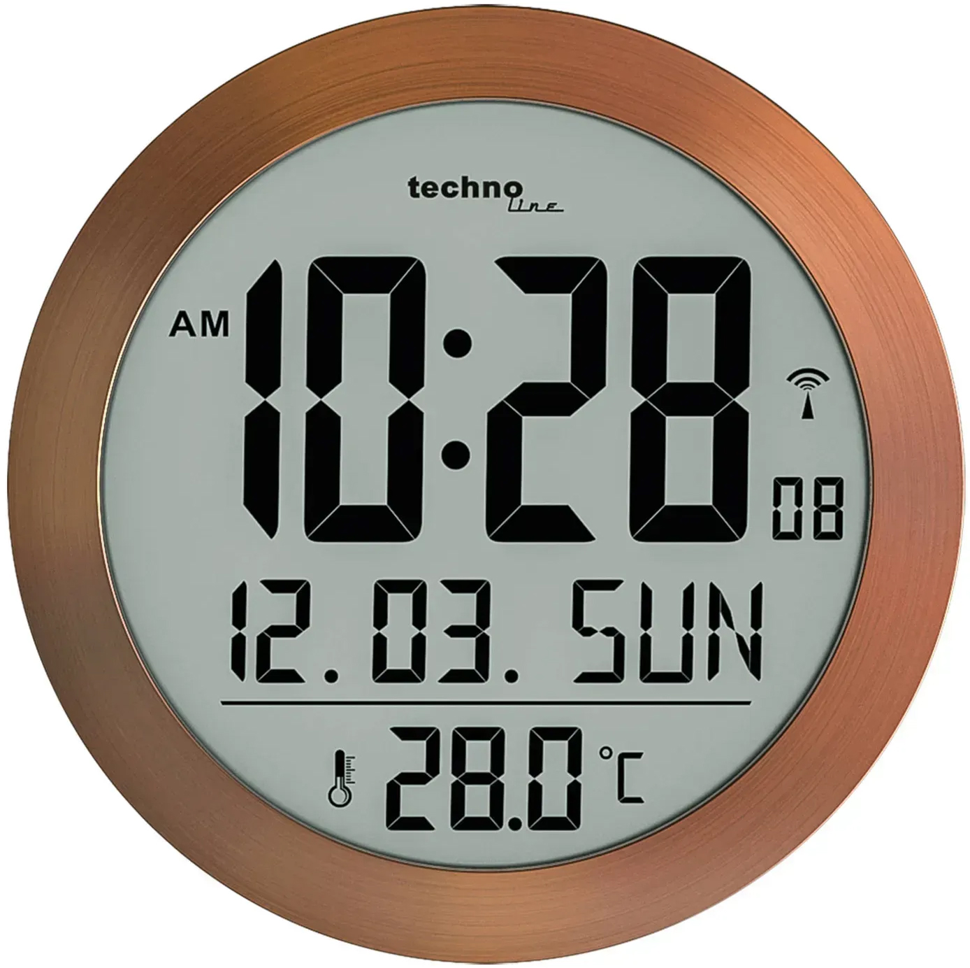 Купити Настінний годинник Technoline WS8038 Cooper - Фото 1 Настінний годинник Technoline WS8038 Cooper - Фото 1