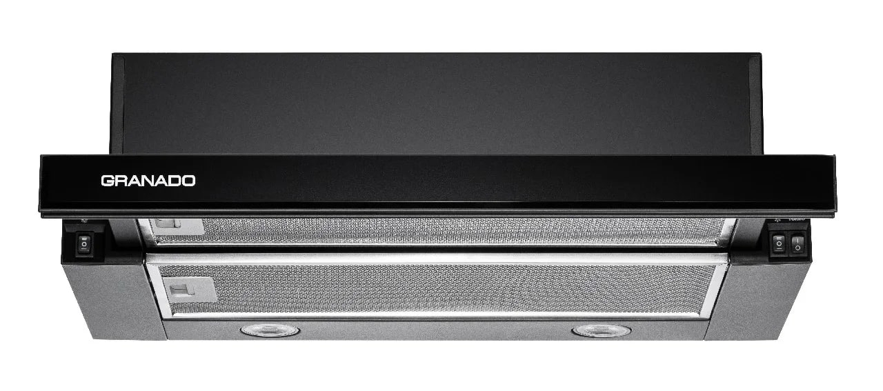 Вытяжка встраиваемая GRANADO Telde 603-700 Black Glass - Фото 1