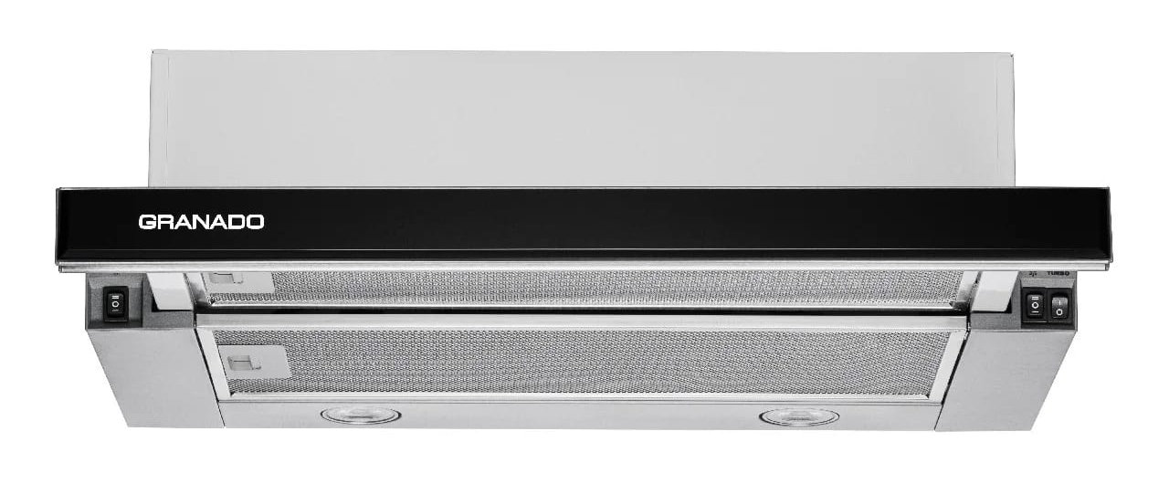 Вытяжка встраиваемая GRANADO Telde 603-700 Inox Black Glass - Фото 1