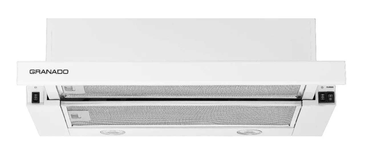 Вытяжка встраиваемая GRANADO Telde 603-700 White - Фото 1