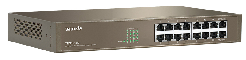 Коммутатор локальной сети (Switch) Tenda TEG1016D - Фото 1