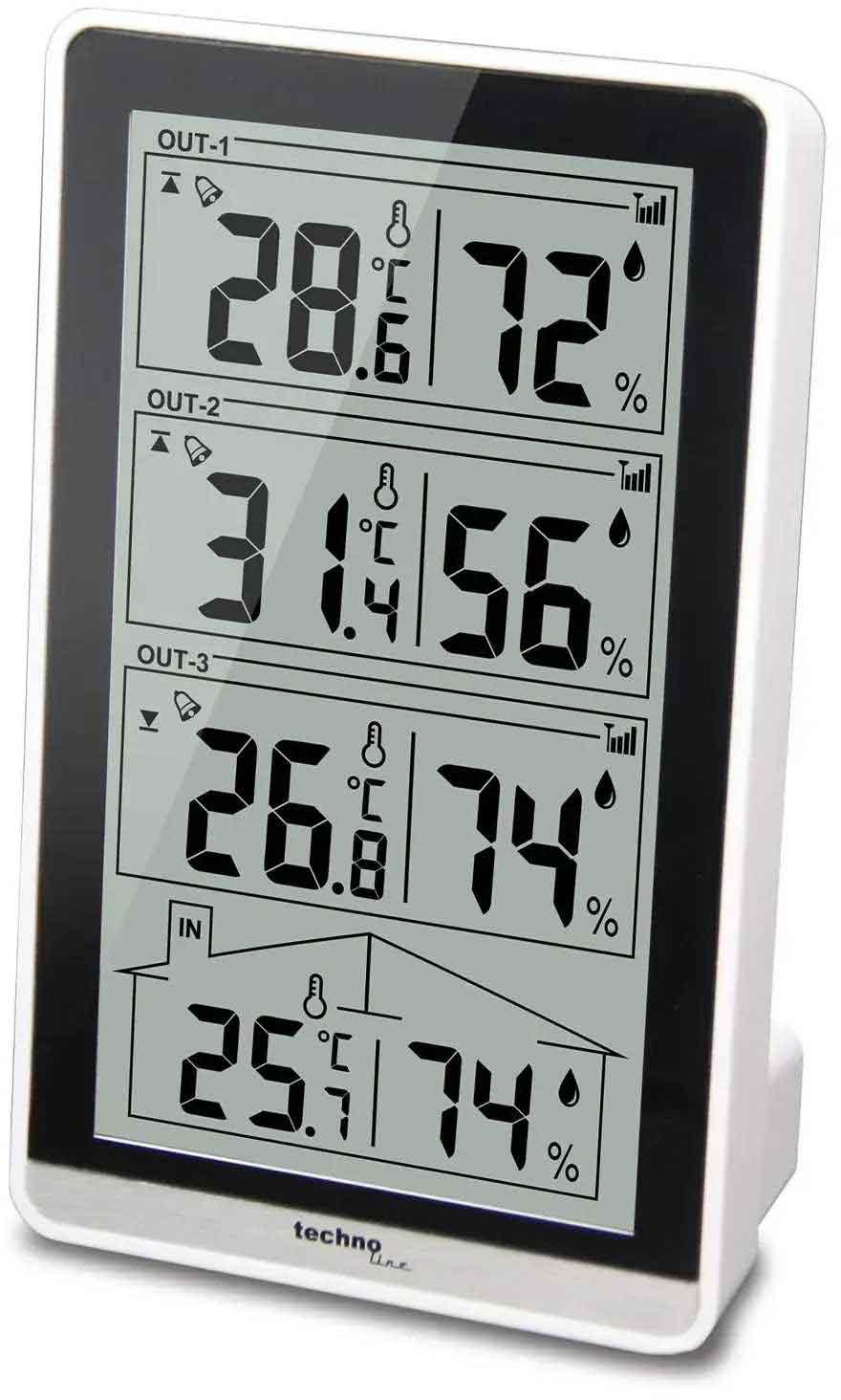 Термогигрометр Technoline WS7060 Black - Фото 1