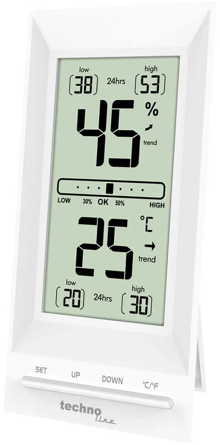 Термогигрометр Technoline WS9129 White - Фото 1