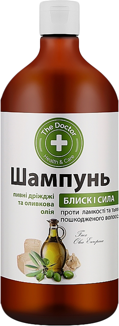 Шампунь женский The Doctor Health&Care пивные дрожжи/оливковое масло 1 л (4823015929816) - Фото 1