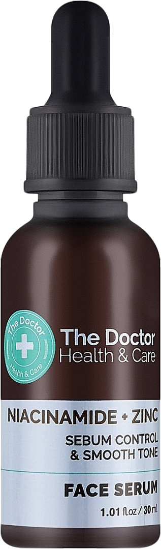 Купити Сироватка для обличчя The Doctor Health&Care 30 мл NIACINAMIDE+ZINC (5901845509374) - Фото 1 Сироватка для обличчя The Doctor Health&Care 30 мл NIACINAMIDE+ZINC (5901845509374) - Фото 1