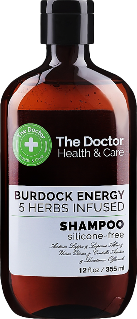 Шампунь жіночий The Doctor Health&Care 355 мл Burdock Energy&5 Herbs (8588006041743) - Фото 1