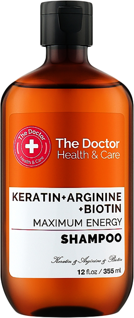 Шампунь жіночий The Doctor Health&Care 355 мл Keratin&Arginine&Biotin (8588006041767) - Фото 1