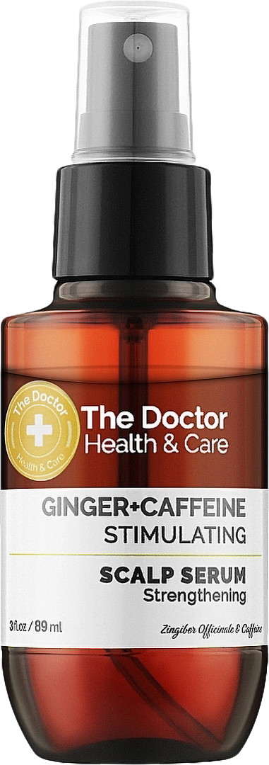 Сироватка для волосся The Doctor Health&Care Імбир+кофеїн стимулюючий 89 мл (8588009351054) - Фото 1
