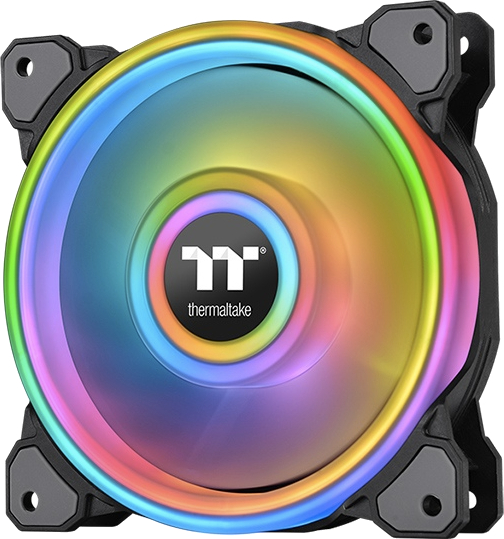 Корпусный вентилятор Thermaltake Riing Quad 14 RGB Radiator Fan TT Premium Edition (CL-F089-PL14SW-C) - Фото 1