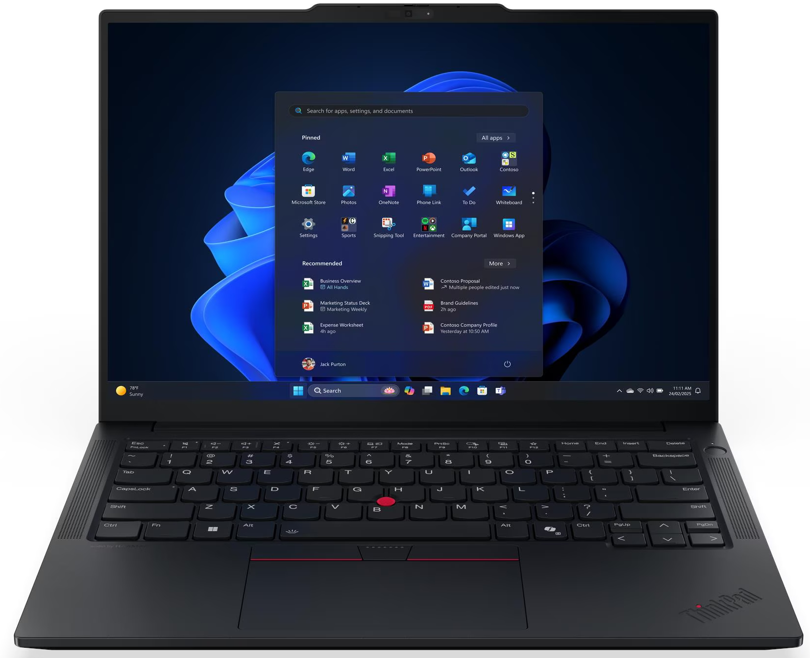 Ноутбук Lenovo ThinkPad E14 Gen 7 (21SYS0AN00) Eclipse Black - Фото 1