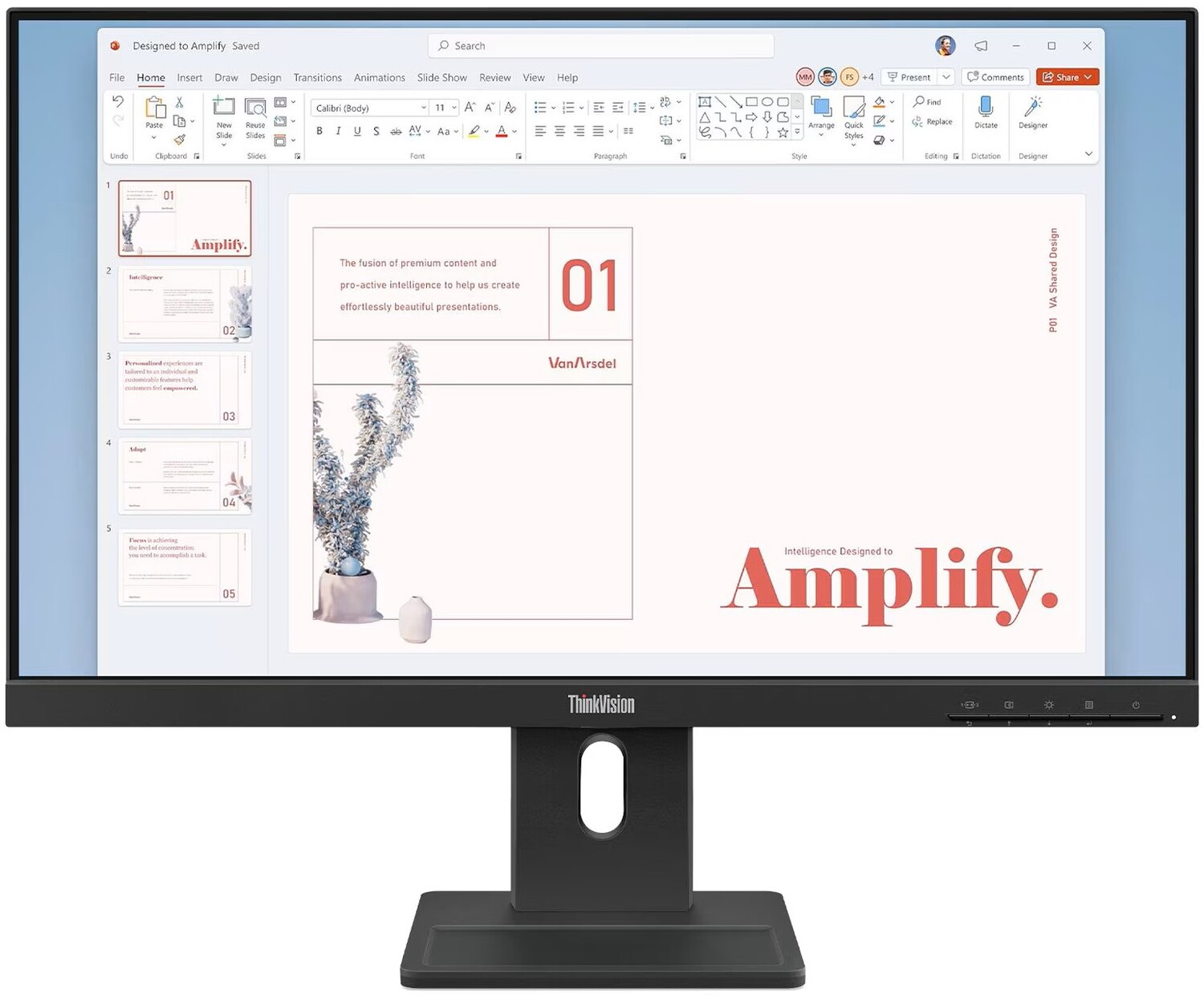 Монітор Lenovo E24-40 (64BAMAT1UA) - Фото 1
