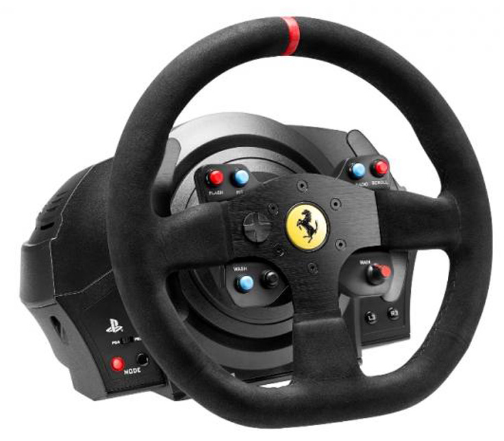 Купить Руль Thrustmaster T300 Ferrari Integral RW Alcantara edition (4160652) - Фото 1 Руль Thrustmaster T300 Ferrari Integral RW Alcantara edition (4160652) - Фото 1