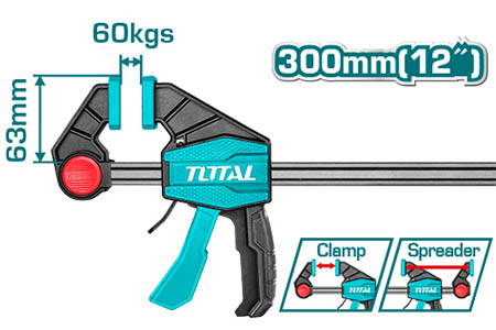 Струбцина Total THT1340602 - Фото 1